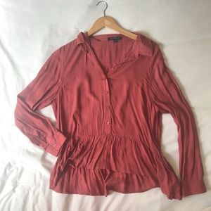 Velvet heart long sleeve top